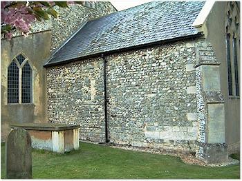 South wall - St. Mary's, Brancaster