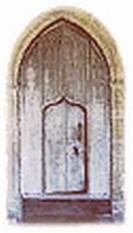 Wicket door - St. Mary's, Old Hunstanton Wicket door - St. Mary's, Old Hunstanton