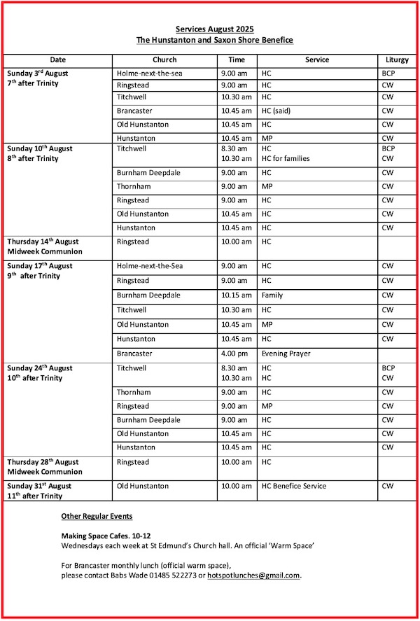 Service times
