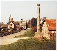 Ancient stone cross - St. Mary's, Titchwell